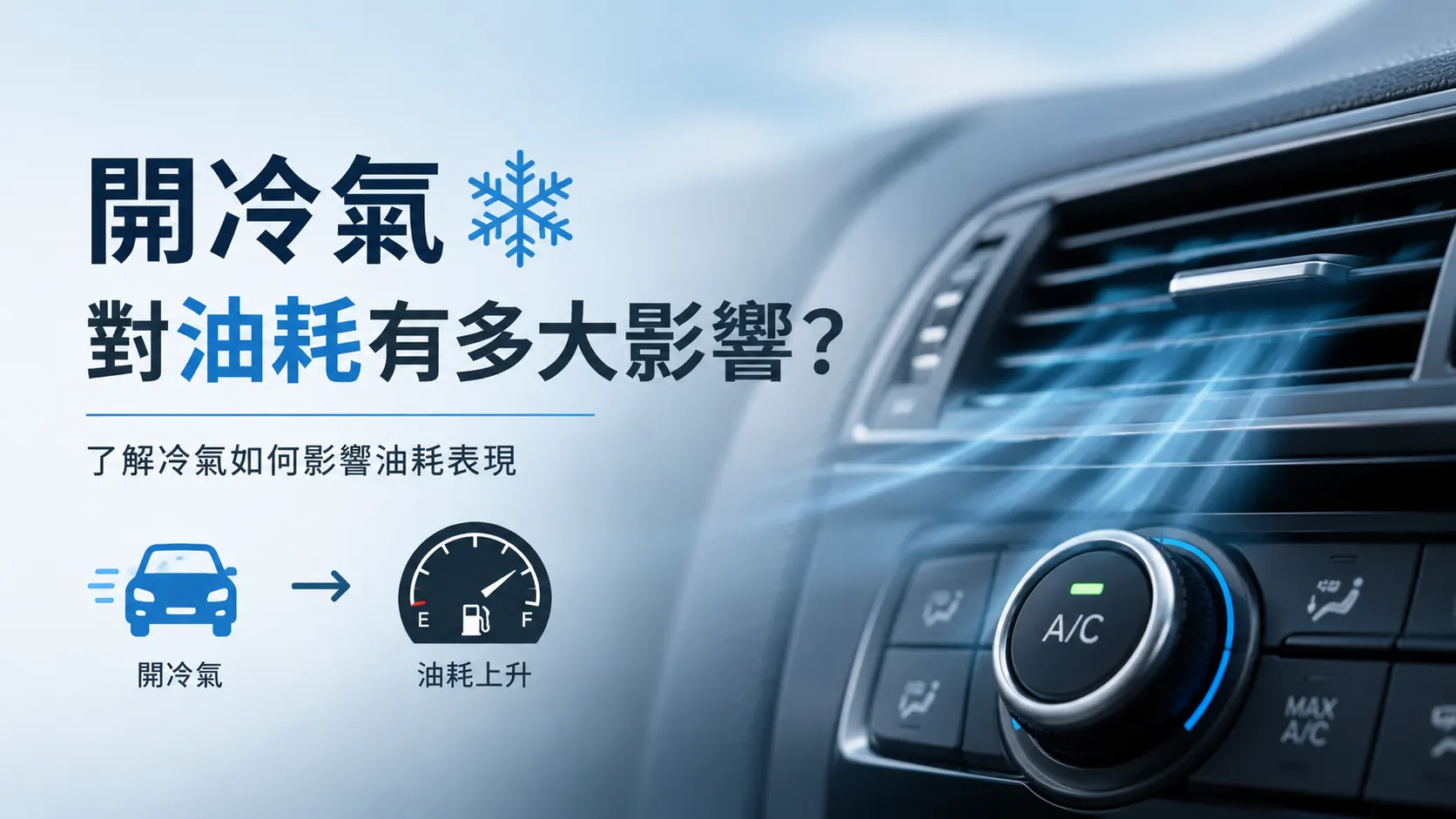 開冷氣對油耗有多大影響？