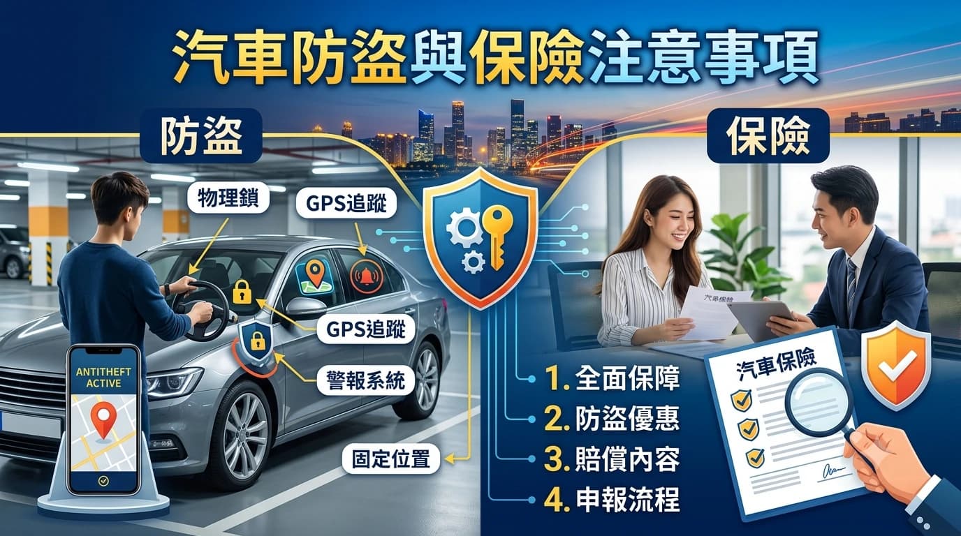 汽車防盜與保險注意事項