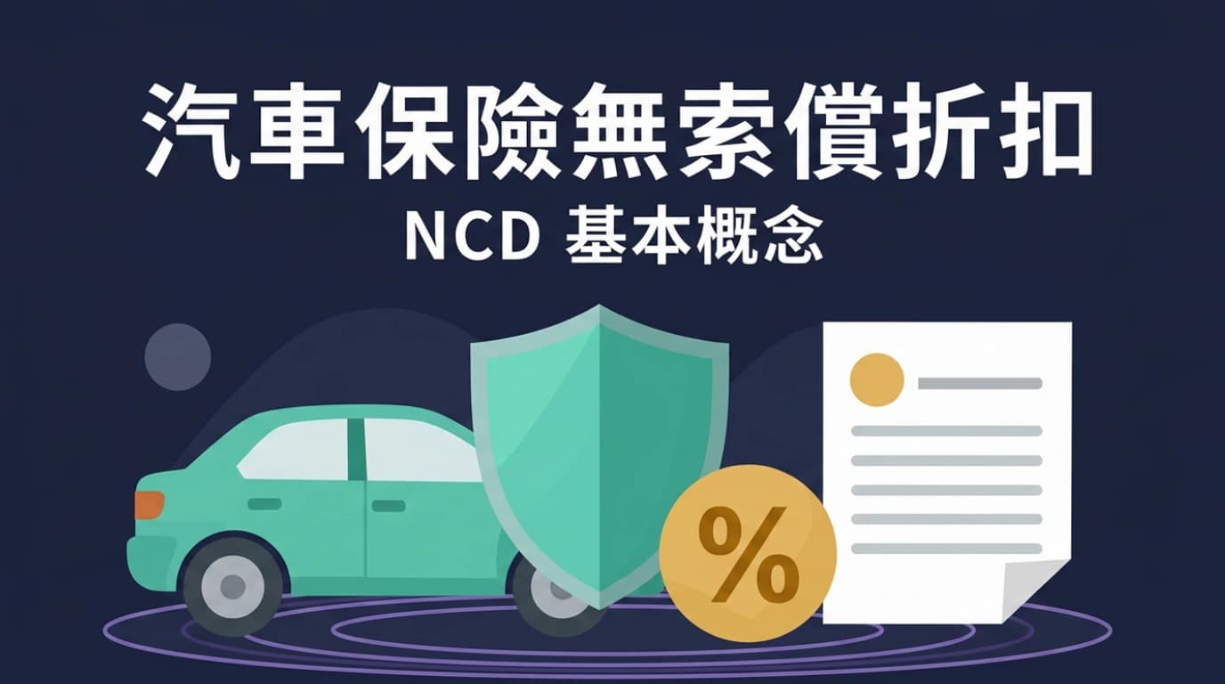 汽車保險無索償折扣 NCD 基本概念