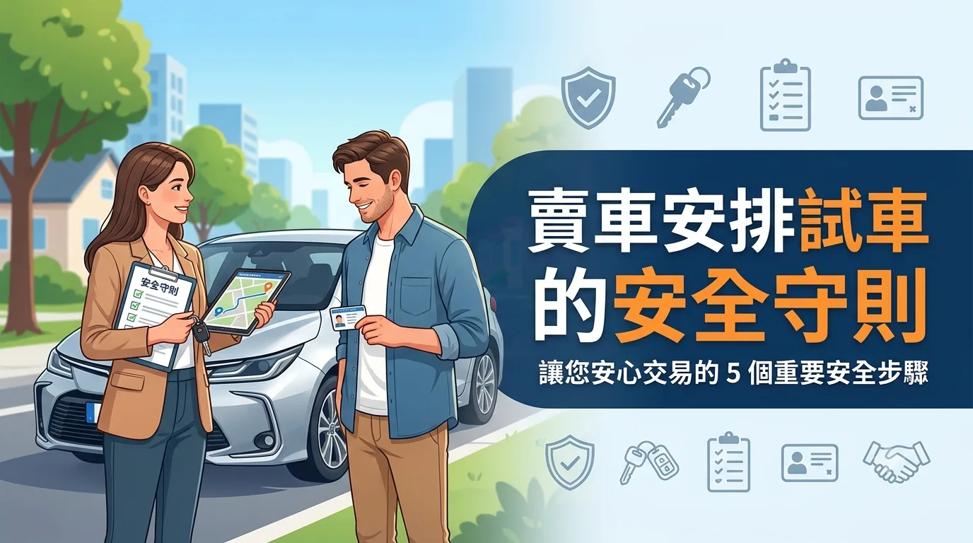 賣車安排試車的安全守則